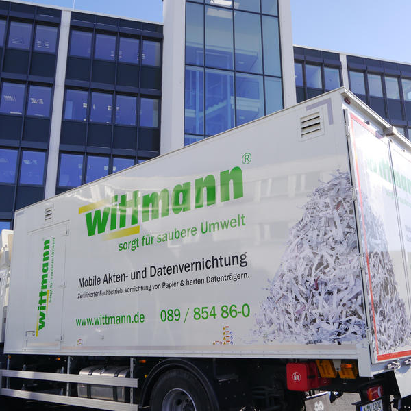 Mobile Aktenvernichtung LKW
