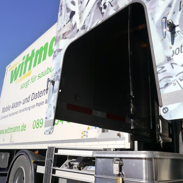 Mobile Akten- und Datenvernichtung LKW